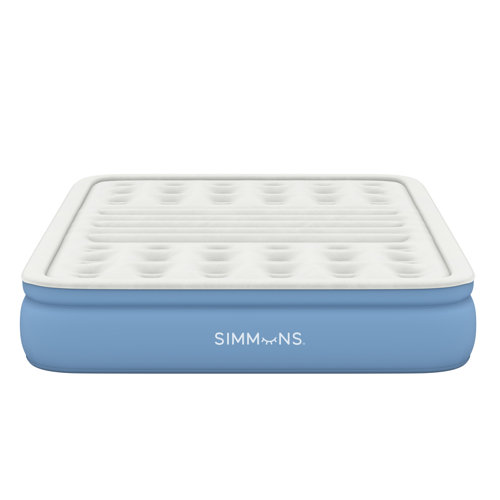 Simmons Lumbar Firm, 12" TriZone Inflatable Air Mattress with BuiltIn